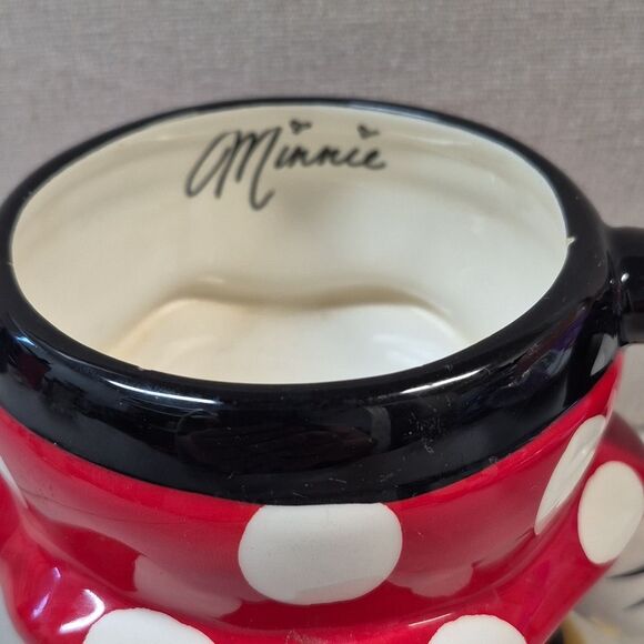 Disney Parks Minnie Mouse Red and Black Mug - Picture 2 of 4